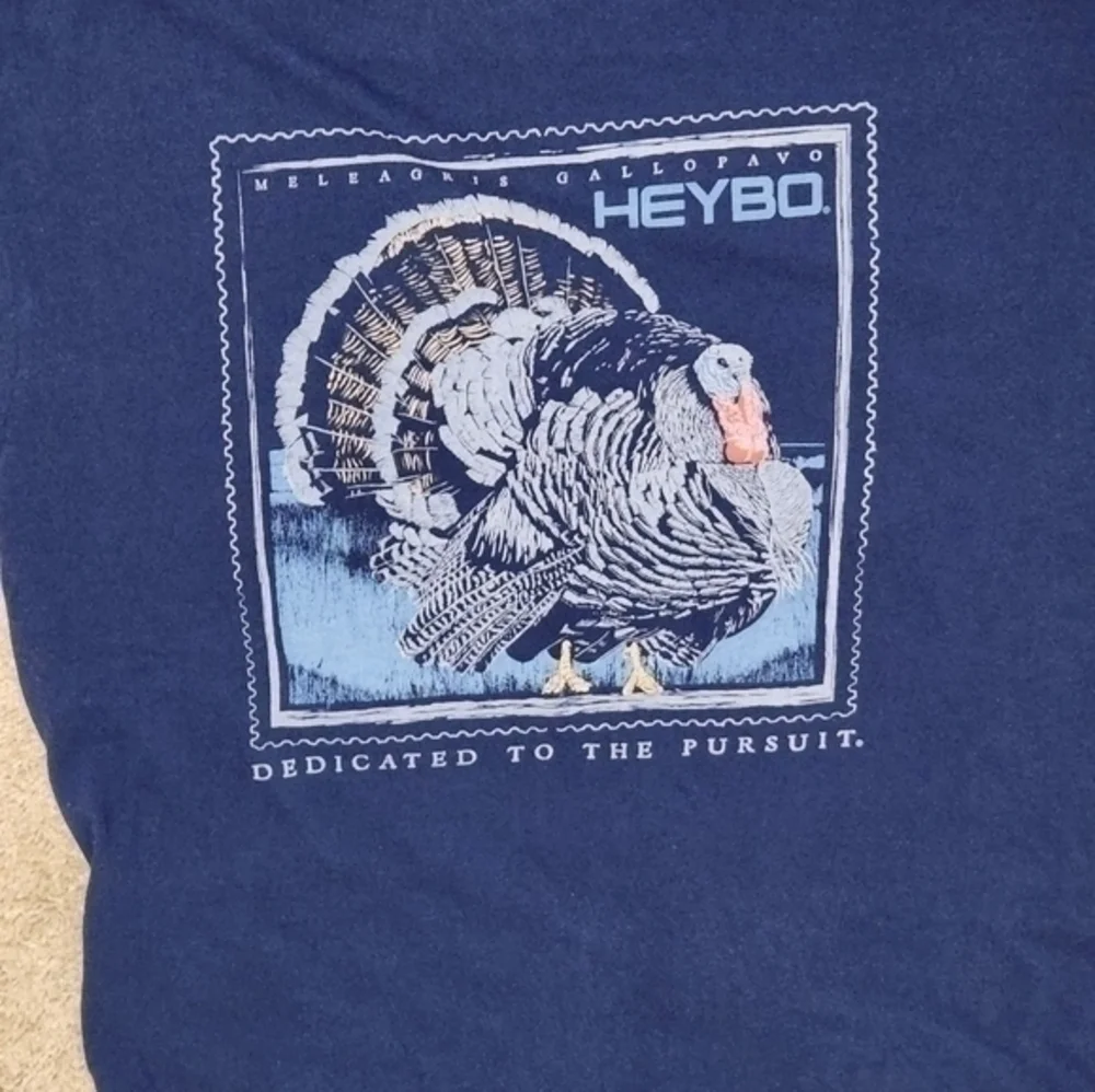 Heybo T-shirt Lg Turkey Hunting Sportsman‎ Outdoors Season